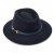 Kapelusze - Gårda Braga Wool felt Fedora (granatowy)