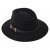 Kapelusze - Gårda Braga Wool felt Fedora (czarny)