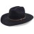 Kapelusze - Gårda Chinook Cowboy (czarny)