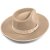 Kapelusze - Gårda Mapleton Wide brimmed Fedora (beżowy)