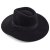 Kapelusze - Gårda Marcola Wide brimmed Fedora (czarny)
