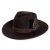 Kapelusze - Gårda Molinella Crushable Wool felt Fedora (brązowy)