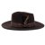 Kapelusze - Gårda Molinella Crushable Wool felt Fedora (brązowy)