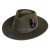 Kapelusze - Gårda Molinella Crushable Wool felt Fedora (zielony)