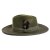 Kapelusze - Gårda Molinella Crushable Wool felt Fedora (zielony)