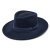 Kapelusze - Gårda Napoli Fedora Wool Hat (granatowy)
