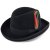 Kapelusze - Gårda Ocala Player Woolfelt (czarny)