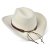 Kapelusze - Gårda Toquerville Crushable Wool felt Western hat (kremowy)