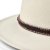 Kapelusze - Gårda Toquerville Crushable Wool felt Western hat (kremowy)