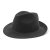 Kapelusze - Gårda Osiglia Fedora Wool Hat (czarny)