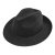 Kapelusze - Gårda Osiglia Fedora Wool Hat (czarny)