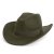 Kapelusze - Gårda Pocatello Crushable Wool felt Western hat (zielony)