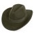 Kapelusze - Gårda Pocatello Crushable Wool felt Western hat (zielony)