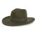 Kapelusze - Gårda Pocatello Crushable Wool felt Western hat (zielony)