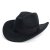 Kapelusze - Gårda Pocatello Crushable Wool felt Western hat (czarny)