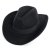 Kapelusze - Gårda Pocatello Crushable Wool felt Western hat (czarny)