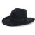 Kapelusze - Gårda Pocatello Crushable Wool felt Western hat (czarny)