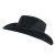 Kapelusze - Gårda Pocatello Crushable Wool felt Western hat (czarny)