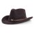 Kapelusze - Gårda Santaquin Crushable Wool felt Western hat (brązowy)