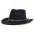 Kapelusze - Gårda Santaquin Crushable Wool felt Western hat (czarny)