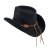 Kapelusze - Gårda Santaquin Crushable Wool felt Western hat (czarny)