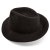 Kapelusze - Gårda Sassari Wool Fedora (czarny)