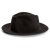 Kapelusze - Gårda Sassari Wool Fedora (czarny)
