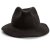 Kapelusze - Gårda Sassari Wool Fedora (czarny)