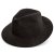 Kapelusze - Gårda Sassari Wool Fedora (czarny)