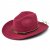 Kapelusze - Gårda Toquerville Crushable Wool felt Western hat (czerwony)