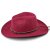 Kapelusze - Gårda Toquerville Crushable Wool felt Western hat (czerwony)