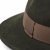 Kapelusze - Gårda Volterra Fedora Wool Hat (wojskowy zielony/beżowy)