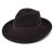 Kapelusze - Gårda Volterra Fedora Wool Hat (ciemnobrązowy)