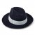 Kapelusze - Gårda Volterra Fedora Wool Hat (granatowy/ecru)
