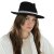 Kapelusze - Gårda Belluno Crushable Wool felt Fedora (czarny)