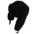 Trapper hat - Gårda Lycksele Trapper hat (czarny)