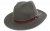 Kapelusze - Gårda Windsor Wool Fedora (zielony)
