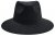 Kapelusze - Gårda Townsville Fedora (czarny)