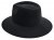 Kapelusze - Gårda Townsville Fedora (czarny)