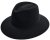 Kapelusze - Gårda Townsville Fedora (czarny)