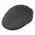 Kaszkiet - Jaxon Herringbone Flat Cap (ciemno szary)