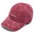 Czapka z daszkiem - Gårda Barolo Washed Cap (czerwony)