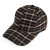 Czapka z daszkiem - Gårda Varel Checkered Cap (czarno/brązowy)