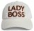 Czapka z daszkiem - Gårda Lady Boss Washed Cap (biały)