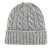 Czapka - Gårda Bad Gastein Cable Knit Wool Mix Beanie (szary)