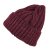 Czapka - Gårda Bormio Cable Knit Wool Mix Beanie (burgundia)