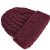 Czapka - Gårda Bormio Cable Knit Wool Mix Beanie (burgundia)