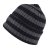 Czapka - Gårda Davos Striped Merino Wool Beanie (szary/czarny)