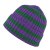 Czapka - Gårda Davos Striped Merino Wool Beanie (zielony/fioletowy)