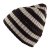 Czapka - Gårda Davos Striped Merino Wool Beanie (brązowy/beżowy)